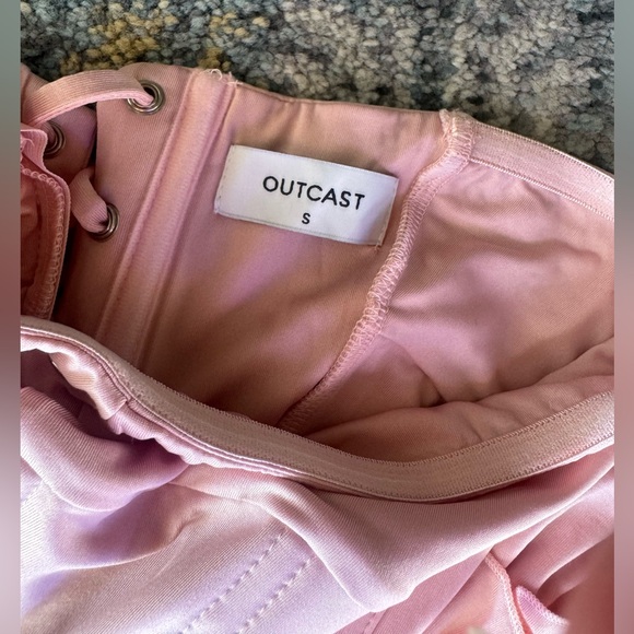 Outcast Pippa corset mini dress in baby pink - Picture 7 of 9
